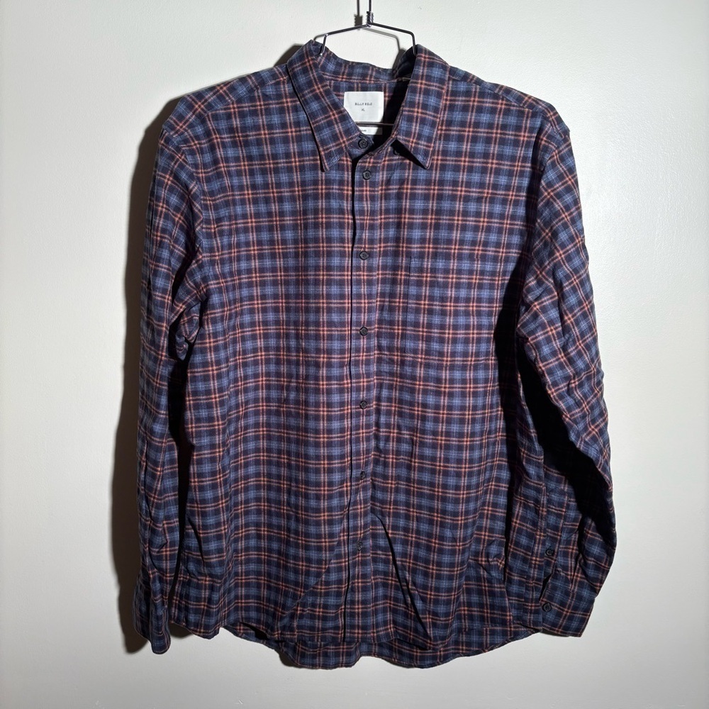 Billy Reid Standard Fit Cotton/Linen Button Down Shirt